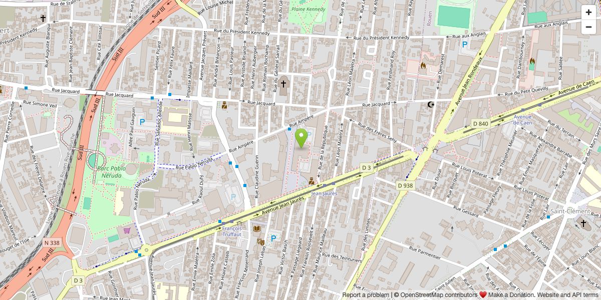 Plan d'accès : 72 Rue de la République, Bâtiment Seine Innopolis, 76140 Le Petit-Quevilly